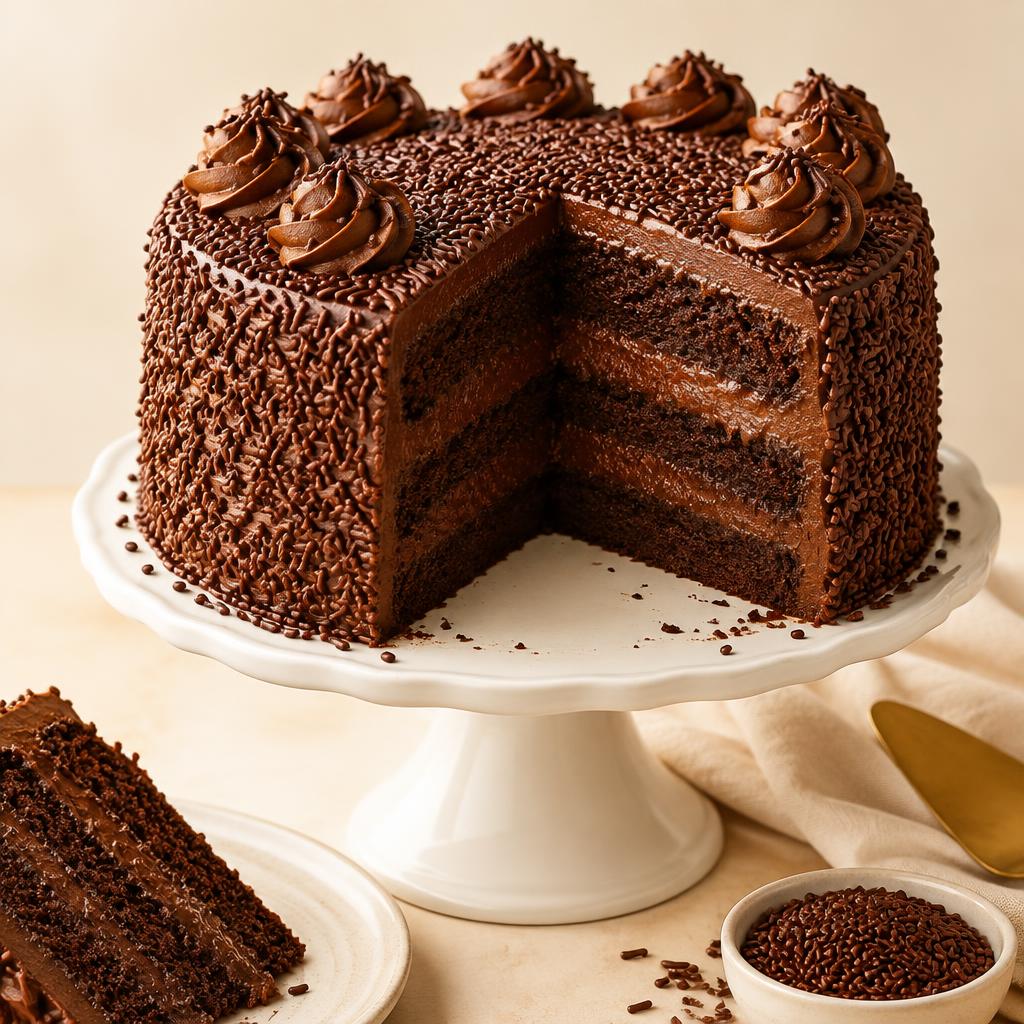 Bolo de brigadeiro